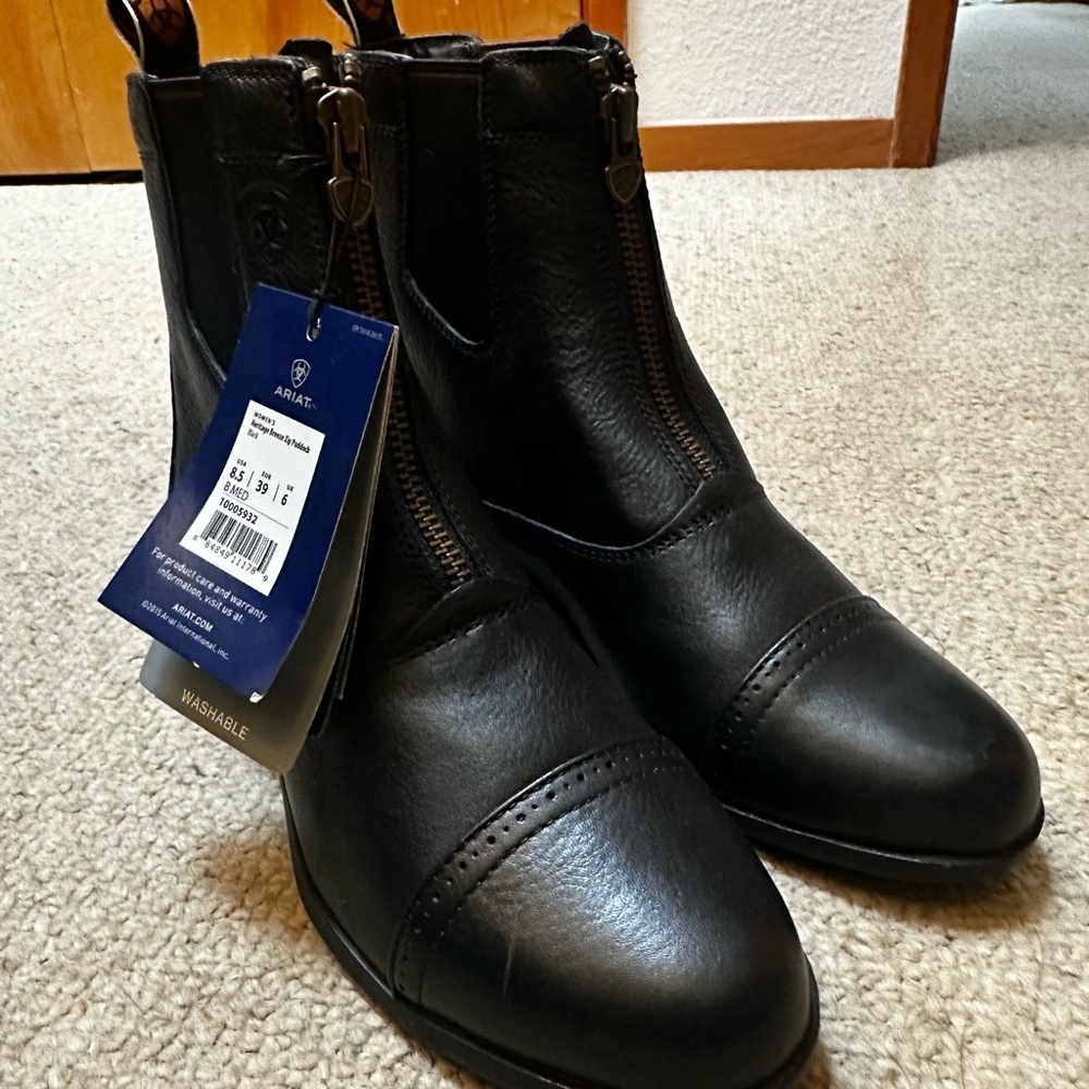 Ariat Breeze Zip Paddock Boot Size 8.5 NWT - Picture 2 of 6